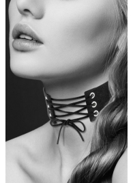 Оригинальный ошейник-чокер со шнуровкой - Bijoux Pour Toi - купить с доставкой в Кирове