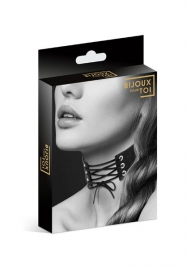 Оригинальный ошейник-чокер со шнуровкой - Bijoux Pour Toi - купить с доставкой в Кирове