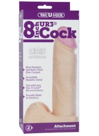 Ультрареалистичная насадка для трусиков Vac-U-Lock 8  ULTRASKYN Cock - 20,57 см. - Doc Johnson - купить с доставкой в Кирове