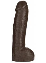 Большая насадка для трусиков Vac-U-Lock Realistic Hung - 31,7 см. - Doc Johnson - купить с доставкой в Кирове