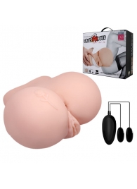 Вагина и анус с вибрацией CrazyBull Vagina and Ass - Baile - в Кирове купить с доставкой
