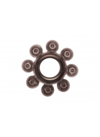 Чёрное эрекционное кольцо Rings Bubbles - Lola Games - в Кирове купить с доставкой