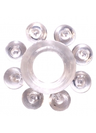 Прозрачное эрекционное кольцо Rings Bubbles - Lola Games - в Кирове купить с доставкой
