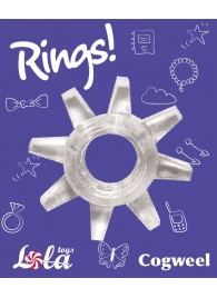 Прозрачное эрекционное кольцо Rings Cogweel - Lola Games - в Кирове купить с доставкой
