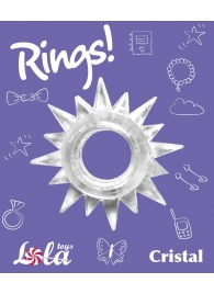 Прозрачное эрекционное кольцо Rings Cristal - Lola Games - в Кирове купить с доставкой