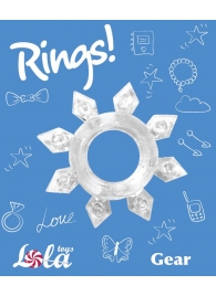 Прозрачное эрекционное кольцо Rings Gear - Lola Games - в Кирове купить с доставкой