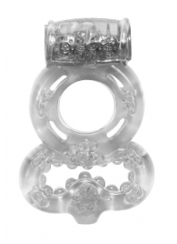 Прозрачное эрекционное кольцо Rings Treadle с подхватом - Lola Games - в Кирове купить с доставкой