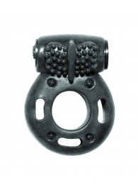 Черное эрекционное кольцо с вибрацией Rings Axle-pin - Lola Games - в Кирове купить с доставкой