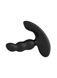 Черный силиконовый стимулятор простаты Levett Nitoc с пультом ДУ - Levett - в Кирове купить с доставкой