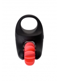 Чёрно-красное эрекционное виброкольцо Erotist - Erotist Adult Toys - в Кирове купить с доставкой