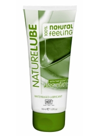 Смазка на водной основе с алоэ вера Nature Lube - 30 мл. - HOT - купить с доставкой в Кирове