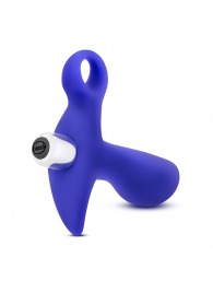 Синий стимулятор простаты с ручкой-кольцом Performance Prostimulator 02 - Blush Novelties - в Кирове купить с доставкой