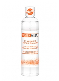 Гель-смазка 2-в-1 MASSAGE   LUBRICANT GUARANA - 300 мл. - Waterglide - купить с доставкой в Кирове