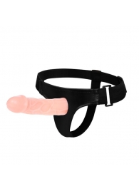 Телесный фаллоимитатор на трусиках Jessica Strap-On - 15,5 см. - Baile - купить с доставкой в Кирове