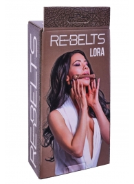 Кляп-трензель Lora с металлическими кольцами - Rebelts - купить с доставкой в Кирове
