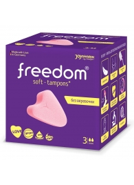 Женские гигиенические тампоны без веревочки FREEDOM mini - 3 шт. - Freedom - купить с доставкой в Кирове