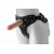 Черный пояс-трусики с двумя насадками Soft-Dolli - 16,5 и 10,5 см. - LOVETOY (А-Полимер) - купить с доставкой в Кирове