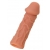 Телесная реалистичная насадка KOKOS Extreme Sleeve 05 с дополнительной стимуляцией - 12,7 см. - KOKOS - в Кирове купить с доставкой