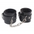 Черные оковы на ноги Obey Me Leather Ankle Cuffs - Chisa - купить с доставкой в Кирове