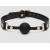 Черный кляп-шар Bound to You Faux Leather Ball Gag - Fifty Shades of Grey - купить с доставкой в Кирове