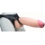 Телесный реалистичный фаллоимитатор на черных трусиках Real Big Strap-On - 34,5 см. - LOVETOY (А-Полимер) - купить с доставкой в Кирове