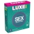 Ребристые презервативы LUXE Royal Sex Machine - 3 шт. - Luxe - купить с доставкой в Кирове