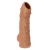 Телесная насадка с пупырышками и открытой головкой Nude Sleeve M - 12 см. - KOKOS - в Кирове купить с доставкой