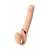 Телесный безремневой вибрострапон Vibrating Bendable Strap-On L - Strap-on-me - купить с доставкой в Кирове