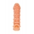 Телесная закрытая насадка с пупырышками Cock Sleeve Size M - 15,6 см. - KOKOS - в Кирове купить с доставкой