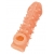 Телесная закрытая насадка с пупырышками Cock Sleeve Size L - 17,6 см. - KOKOS - в Кирове купить с доставкой