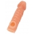 Телесная закрытая насадка с шершавой головкой Cock Sleeve Size L - 17,6 см. - KOKOS - в Кирове купить с доставкой