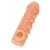 Телесная закрытая насадка с пучками шишечек Cock Sleeve Size L - 17,6 см. - KOKOS - в Кирове купить с доставкой