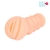 Телесный мастурбатор-вагина с комплектом эрекционных колец - Bior toys - в Кирове купить с доставкой