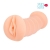 Телесный вибромастурбатор-вагина с комплектом эрекционных колец - Bior toys - в Кирове купить с доставкой