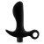 Черный анальный вибратор Silicone Vibrating Prostate Massager 01 - 10,8 см. - Blush Novelties - в Кирове купить с доставкой