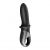 Черный анальный вибратор Hot Passion с функцией нагрева - Satisfyer - в Кирове купить с доставкой