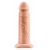 Телесный реалистичный фаллоимитатор с полостью Silicone Hollow Extension - 20 см. - Pipedream - купить с доставкой в Кирове