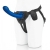 Синяя насадка Remote Control P-Spot G-Spot с черными трусиками - 20 см. - Pegasus - купить с доставкой в Кирове