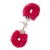 Металлические наручники с красной меховой опушкой METAL HANDCUFF WITH PLUSH RED - Dream Toys - купить с доставкой в Кирове