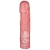 Розовая фаллическая насадка Vac-U-Lock 8  Crystal Jellies Dong - 20,3 см. - Doc Johnson - купить с доставкой в Кирове