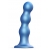 Голубая насадка Strap-On-Me Dildo Plug Balls size S - Strap-on-me - купить с доставкой в Кирове