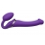 Фиолетовый безремневой вибрострапон Vibrating Bendable Strap-On - size L - Strap-on-me - купить с доставкой в Кирове