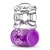 Фиолетовое эрекционное виброкольцо Pleaser Rechargeable C-Ring - Blush Novelties - в Кирове купить с доставкой