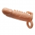 Телесная удлиняющая насадка Penis Sleeve Emmitt - 17 см. - Baile - в Кирове купить с доставкой