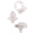 Набор из 3 прозрачных эрекционных колец с вибрацией Teasers Ring Kit - Chisa - в Кирове купить с доставкой