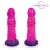 Розовый рельефный фантазийный фаллоимитатор - 20 см. - Bior toys - купить с доставкой в Кирове