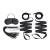 Эротический набор 4PC Bondage Bed Strap   Flogger Kit - Lux Fetish - купить с доставкой в Кирове