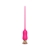 Розовый тонкий стимулятор Nipple Vibrator - 23 см. - I-MOON - купить с доставкой в Кирове