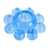 Голубая гелевая насадка-цветок - Toyfa Basic - в Кирове купить с доставкой