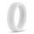 Белое люминесцентное эрекционное кольцо Silicone Glo Cock Ring - Blush Novelties - в Кирове купить с доставкой
